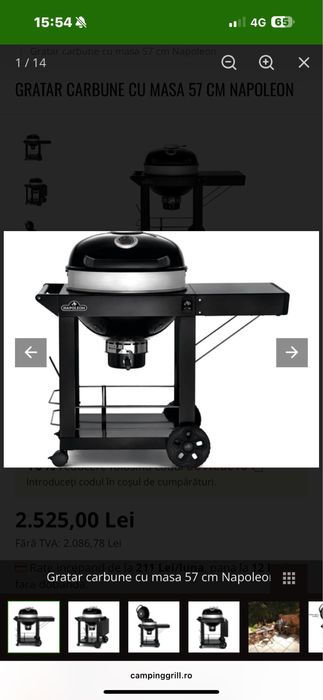 Gratar Napoleon pe carbuni