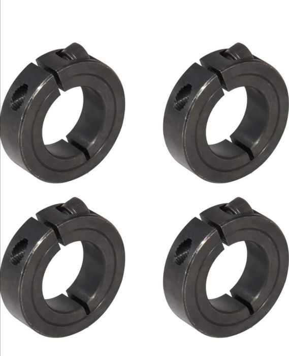 1-3/4" отвор, единичен разделен вал, черен оксиден винт