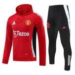 Trening cu gluga Adidas Manchester United model rar 24/25