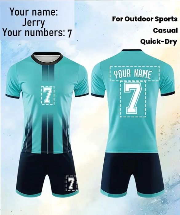 Изработка на персонален футболен екип  с номер и име -различни модели