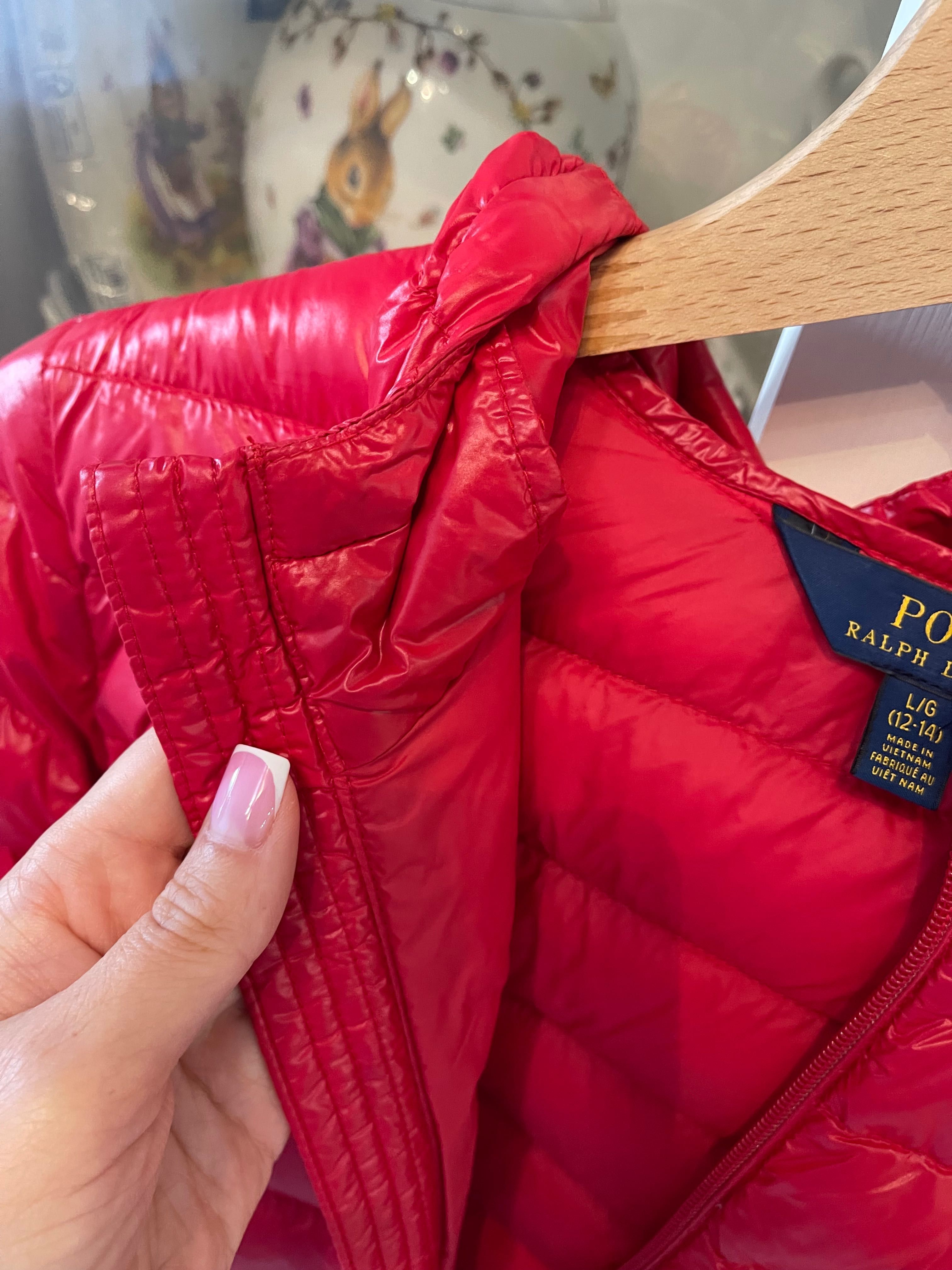 Детско яке и кожен панталоны Ralph Lauren. На 11,12,13 години