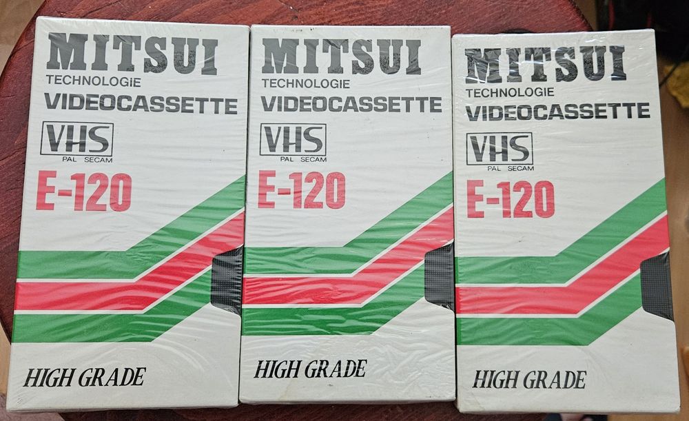 LOT 10 Casete video TDK EHG 120 + 3 Mitsui 120.Cumpărate din SUA Made