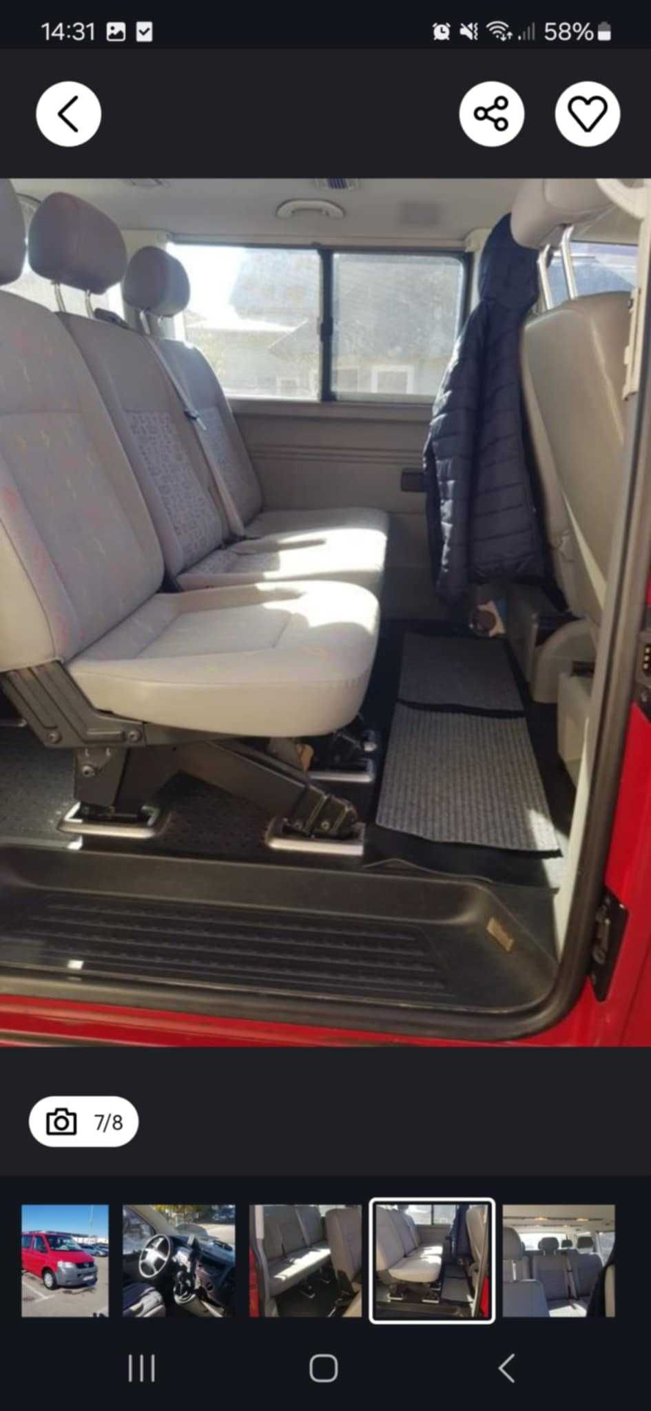 Vand Volkswager transporter