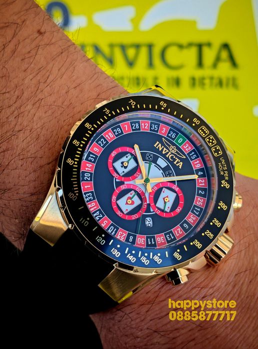 INVICTA Monte Carlo Casino 50mm, Инвикта нов ръчен часовник