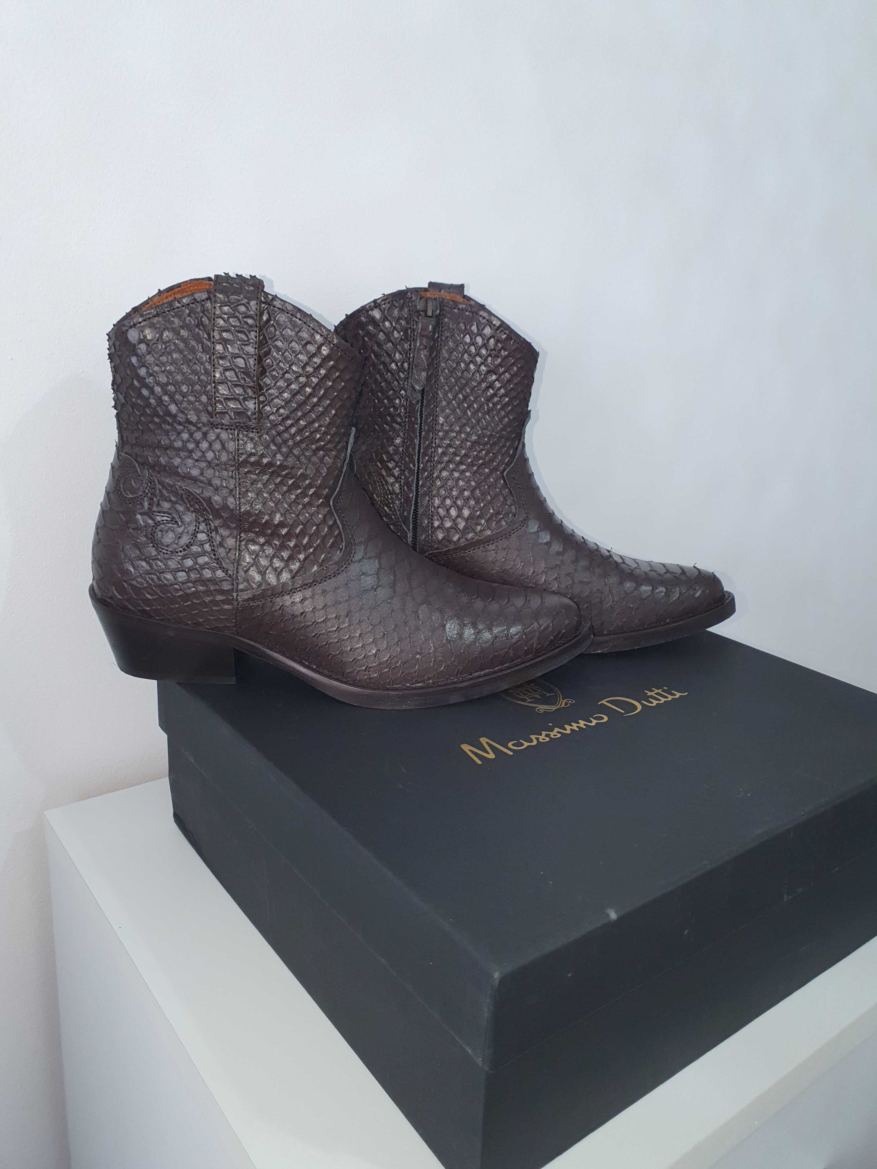 Botine / Ghete piele Massimo Dutti