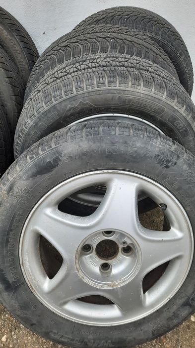 Roti aliaj Opel  Astra F + 8 cauciucuri 195/60R15