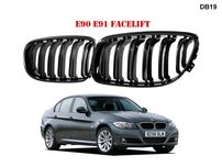 Grila Dubla Grilaj Negru Lucios Grile M3 M BMW E90 E91 2009-2012