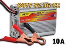 UKC ВИСОКОКАЧЕСТВЕНО зарядно устройство за акумулатор за кола 10AMP