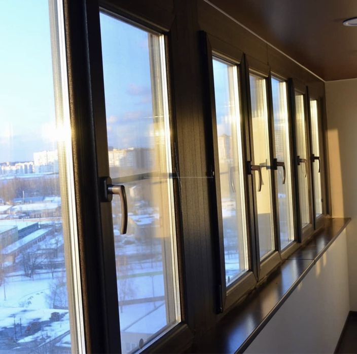 Окна и двери из аллюминия, витражные окна и терассы