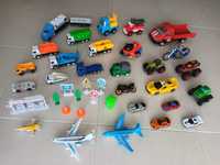 Комплект детски играчки коли, камиони и самолети