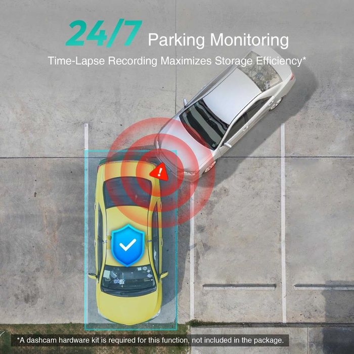 BOTSLAB G500H Автомобилна камера отпред и отзад, 150° широк ъгъл