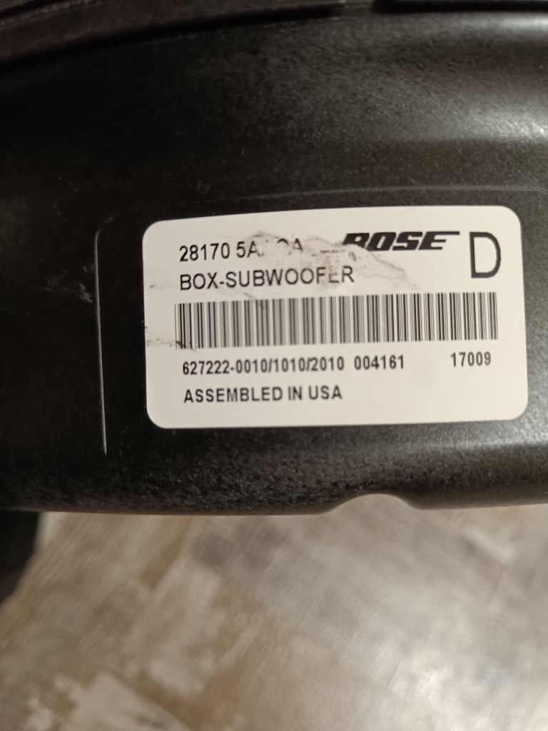 Bose бас за Инфинити - Нисан