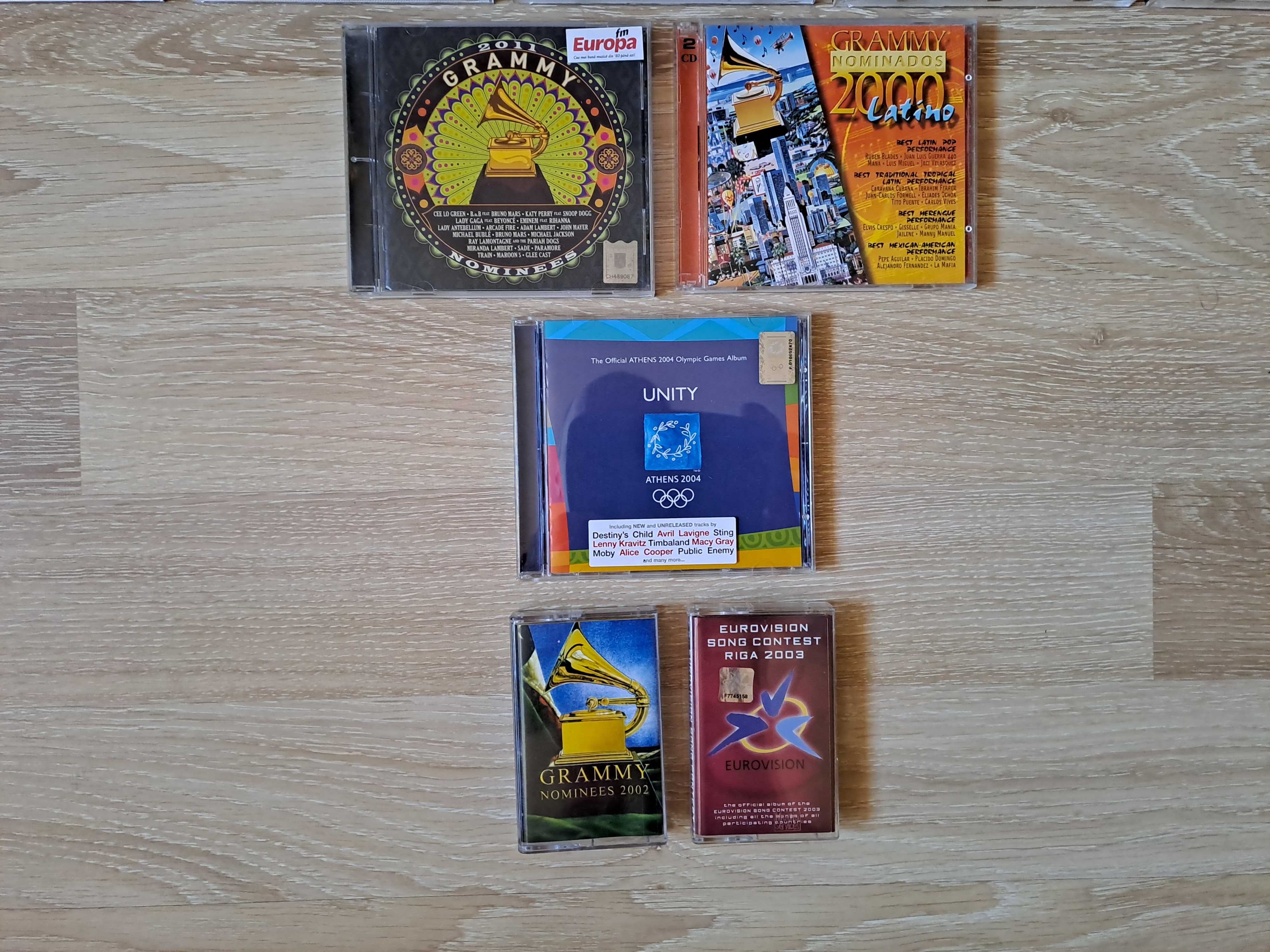 Colectie 12 CD originale Grammy Nominees 1995,1997,2000 ... 2005, 2011