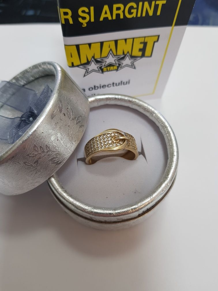 Inel model deosebit 14k(cdc)staramanet
