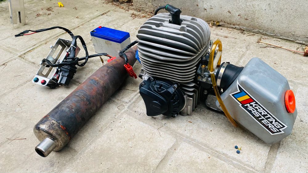 Motor karting Mini ROK 60cc TAG complet pt competitie, impecabil