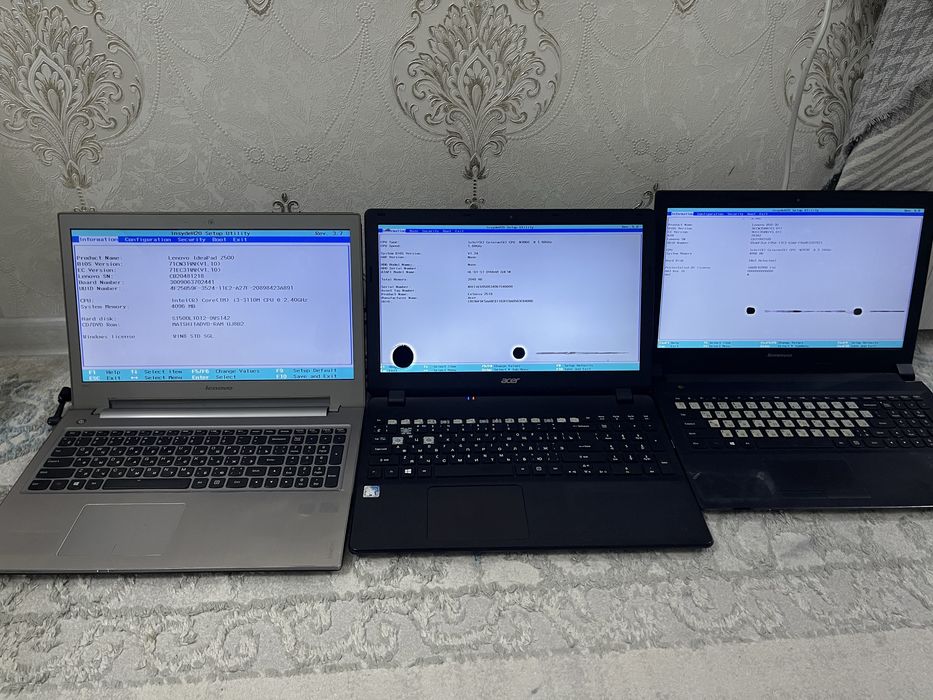 Продам ноутбуки 3 штуки в среднем состянии