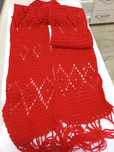 Fular dama, tricotat manual