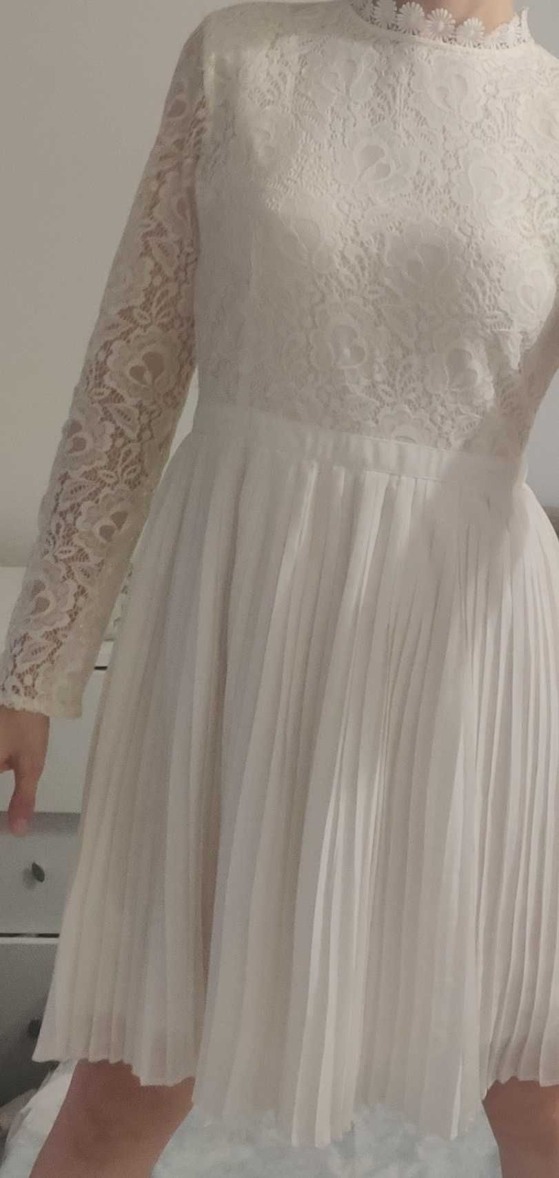 Rochie dantela alba Naked 38
