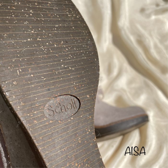 Ghete piele intoarsa nabuc, 38, Scholl, platforma