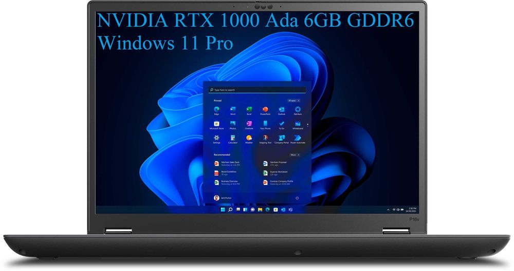 16" ThinkPad P16v/ Intel Ultra 7 165H /32GB /RTX 1000 Ada 6GB/Win11Pro