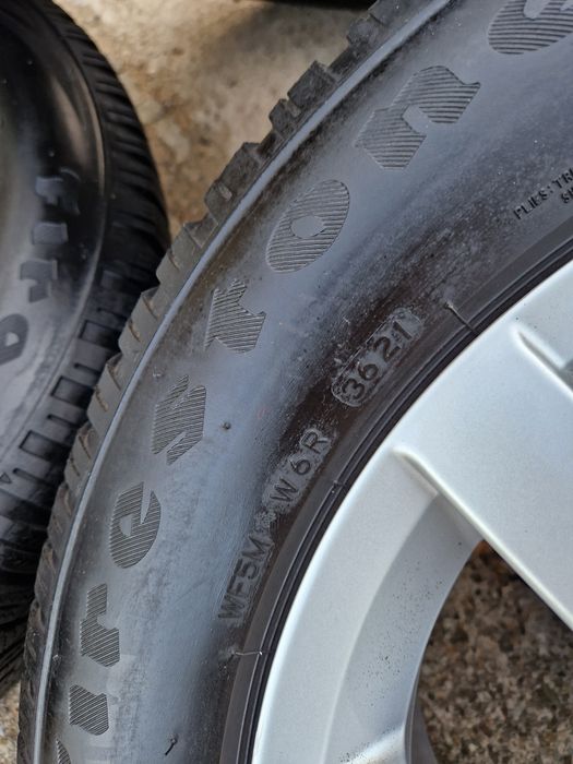 Jante 5x112 Vw Passat B8 anvelope iarna 215 60 16 Firestone 2021