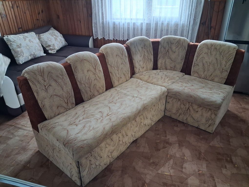ъглов диван разтегателен