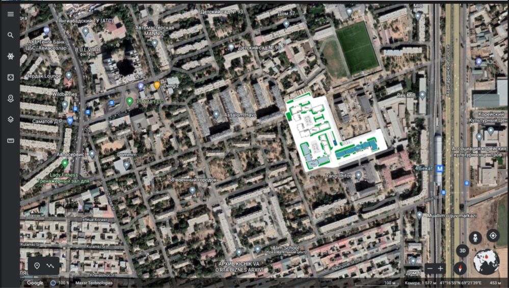 Golden House Assalom Havo 3/7/9-76м2 Метро, Кадишева, Илтифот 40-лет