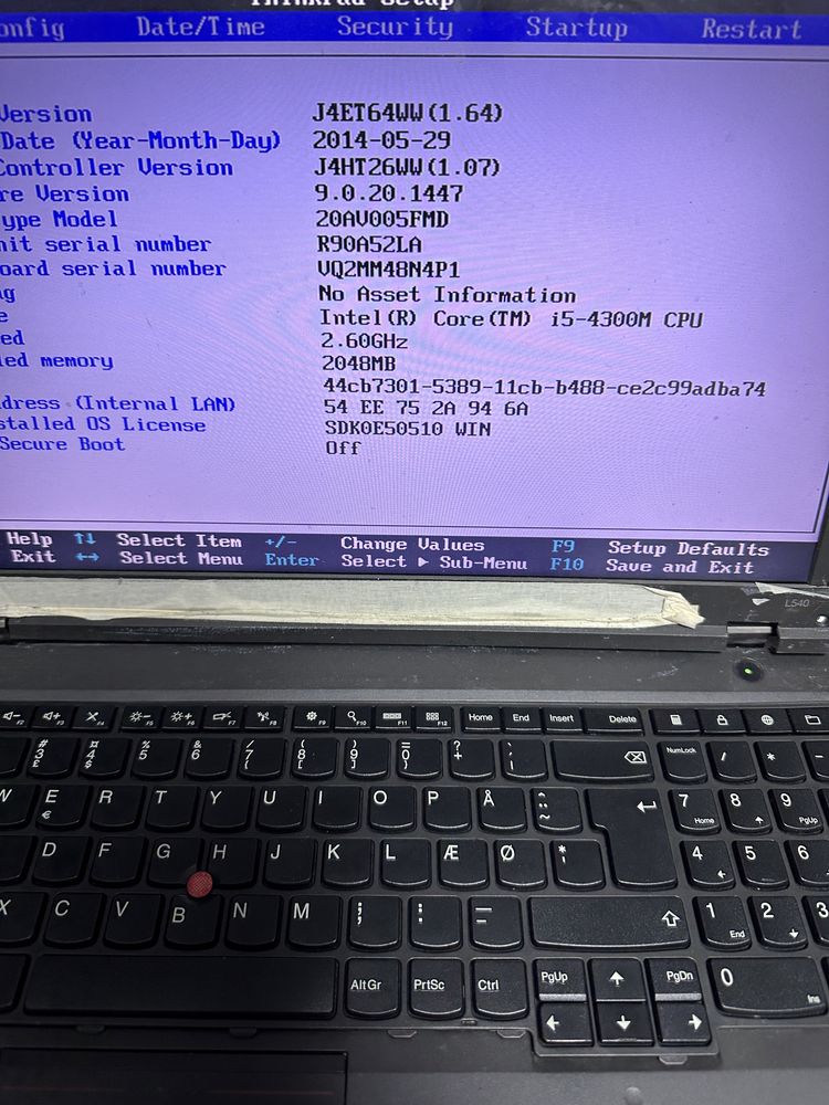 Dezmembrez laptop Lenovo Thinkapad L540- i5 4300M-