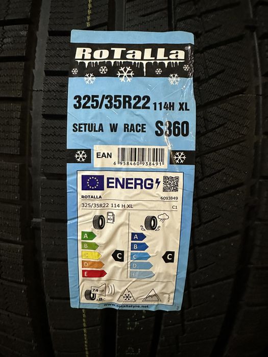 Нови Зимни Гуми ROTALLA SETULA W RACE S360 325/35R22 114H XL НОВ DOT
