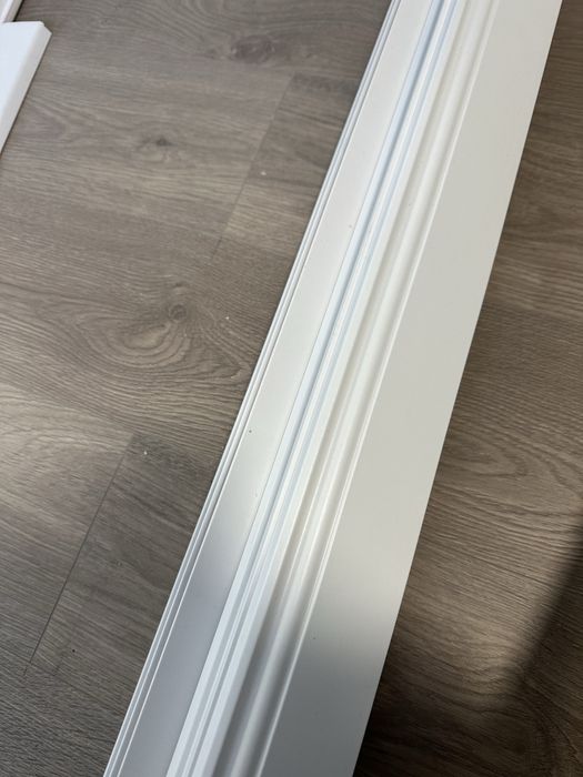 МДФ первази бял 80мм x 16мм х 2420мм