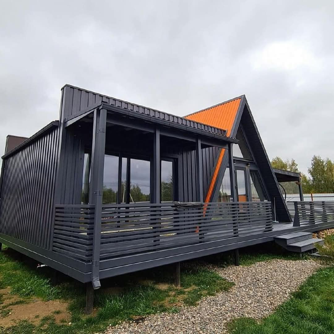 Cabane A frame,   căsuțe din lemn  ,foișoare