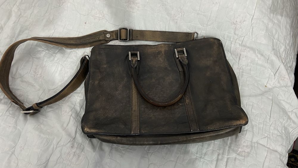 Кожаная сумка, торг есть