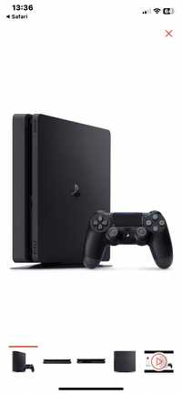 Игровая приставка Sony PlayStation 4 Slim 500 ГБ черный