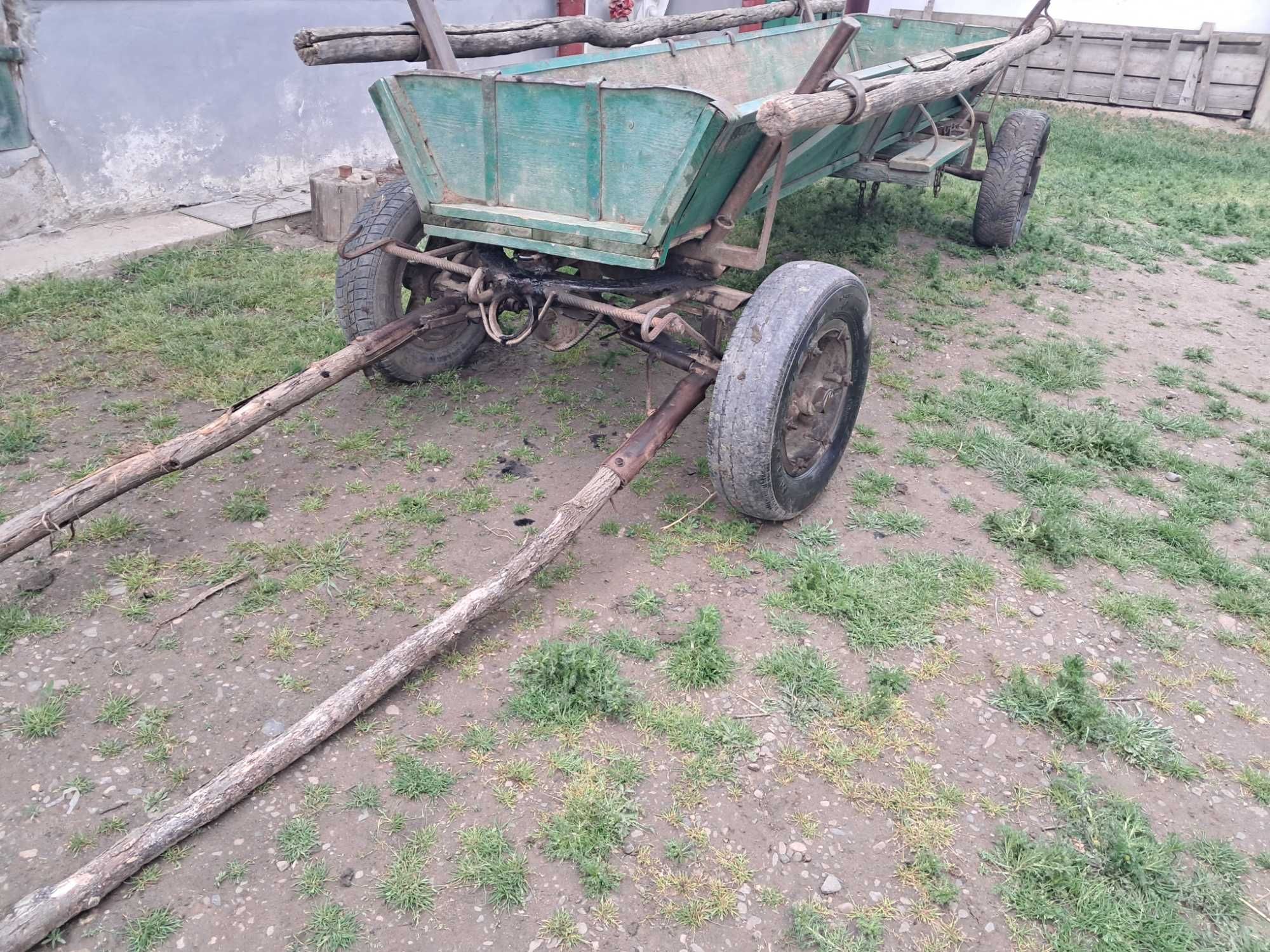 Vând  căruță adaptata cu tot cu cos