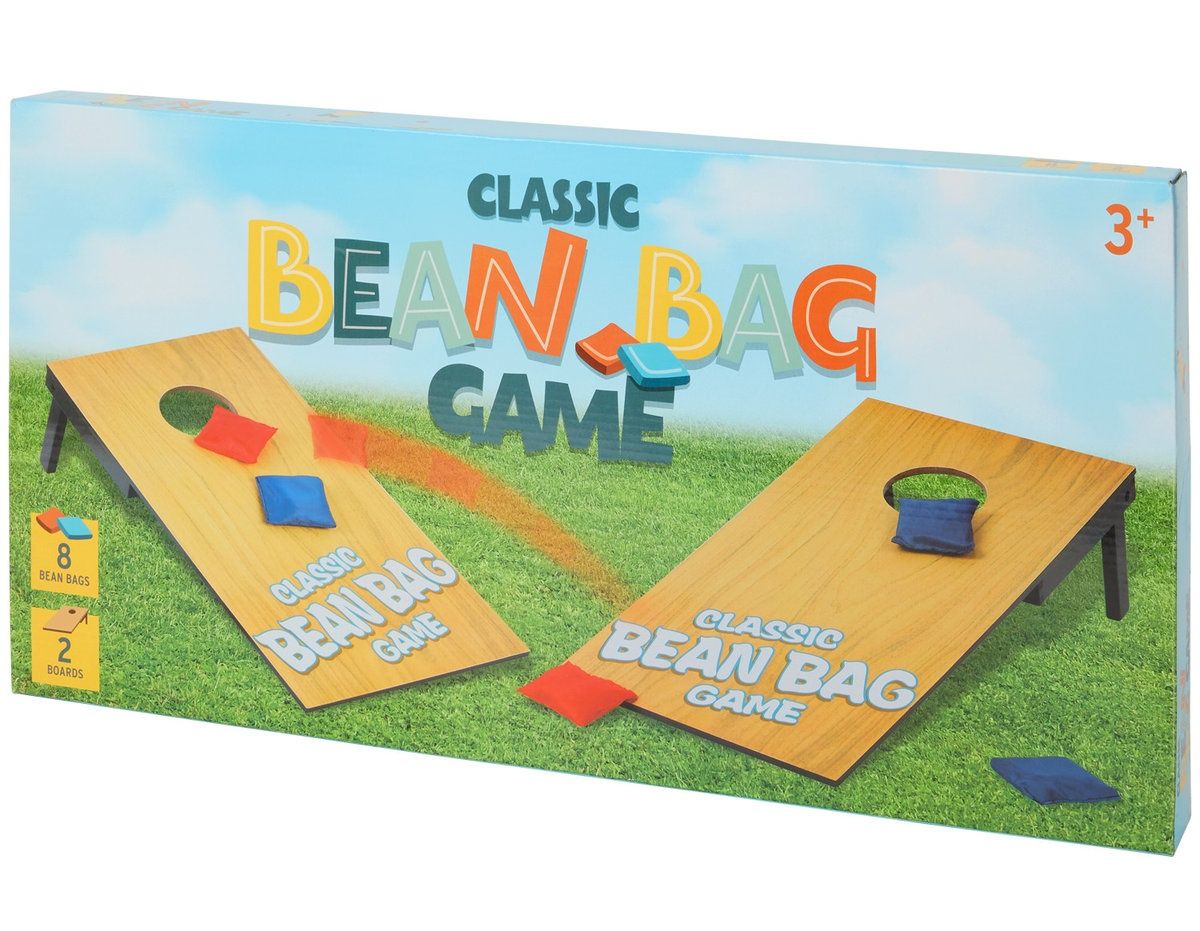 Забавна игра за хвърляне BEAN BAG GAME, 2 дъски 60x30см, 8 чувалчета