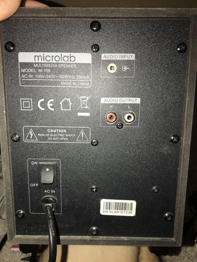 Акустическая система Microlab M-109 (2.1)- Black колонки