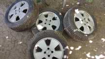 Jante R15 4 prezoane .. distanta prezoane 4×100 cu 3 cauciucuri bune a