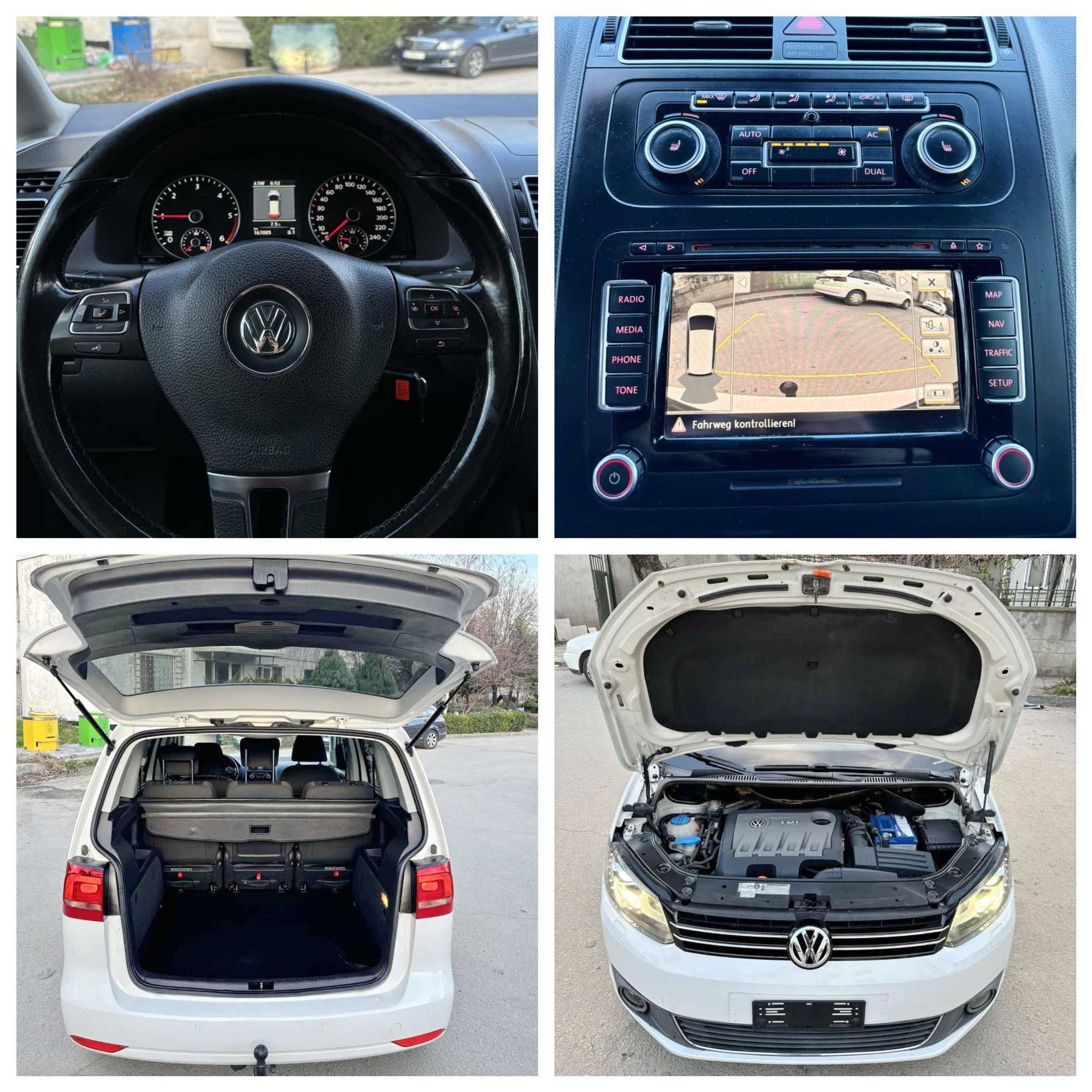 VW Touran 2.0 TDI   140 кс Facelift  нов внос Фолксваген Туаран