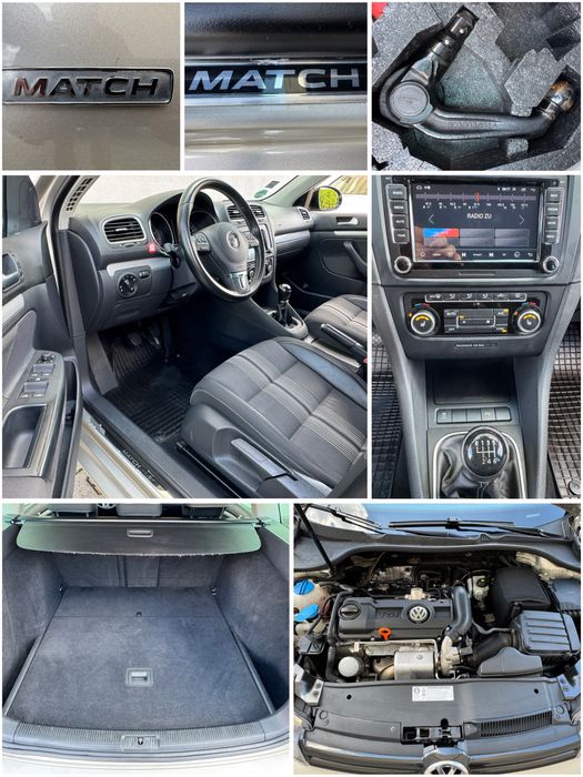 VW Golf 6 Match 2013 •1.4 TSI/122cai Navi•Dubluclimatronic•Senzor f-s