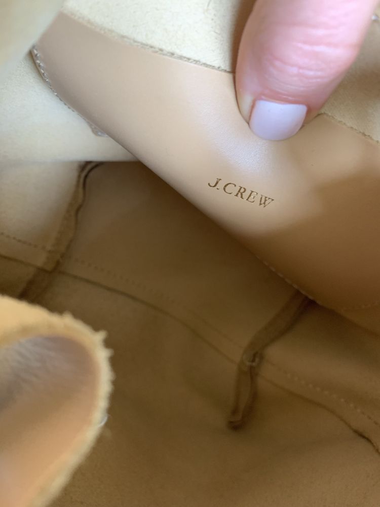 Чанта от естествена кожа J Crew