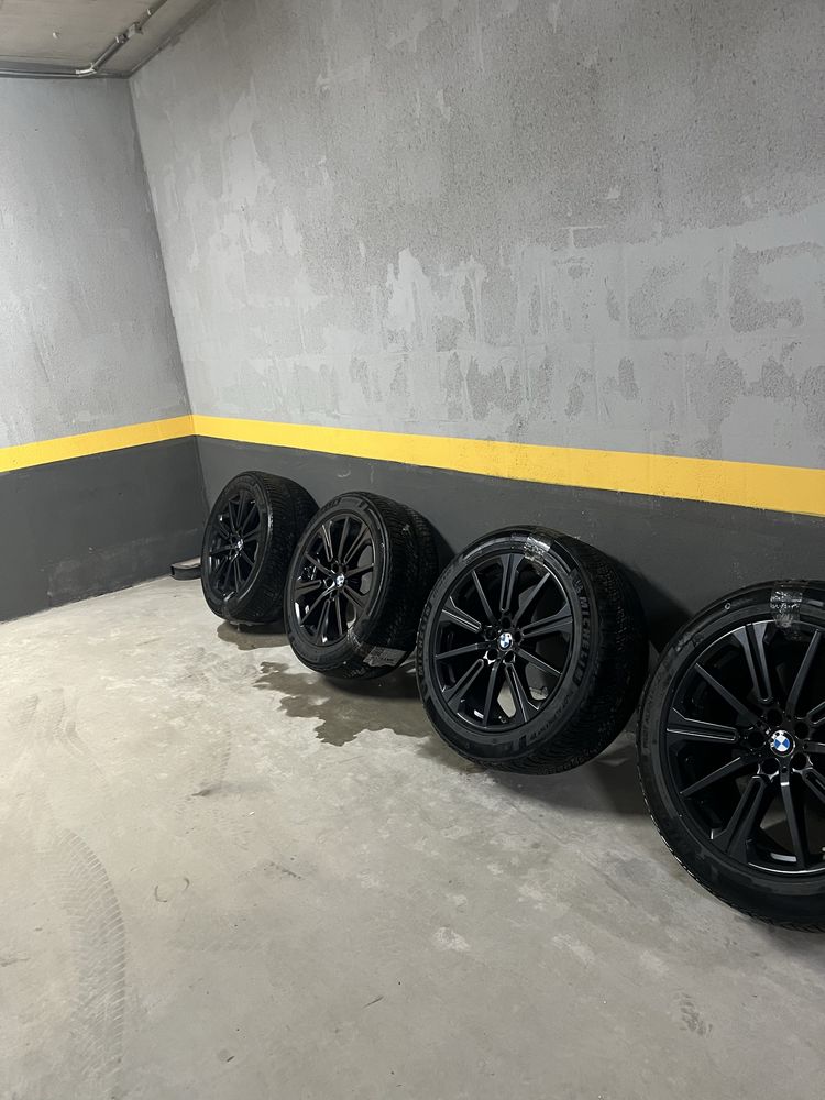 Original BMW X5 X6 jante de iarnă 20 inch G05 G06 styling negru mat