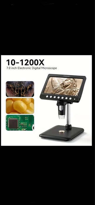 Microscop Digital 7 inch, Compatibil PC/NOU/Livrare