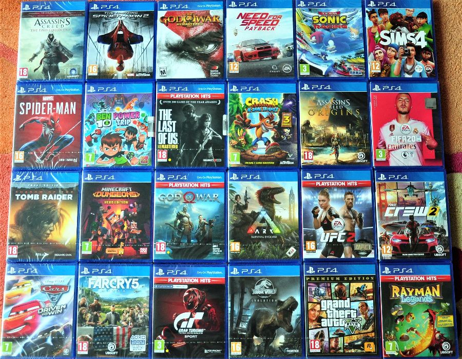 Нови ps4,Fifa GTA KILLZONE KNACK Assassins Creed Фифа запечатани