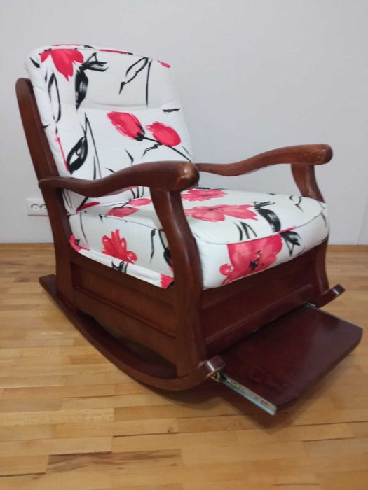 Balansoar fotoliu din lemn masiv