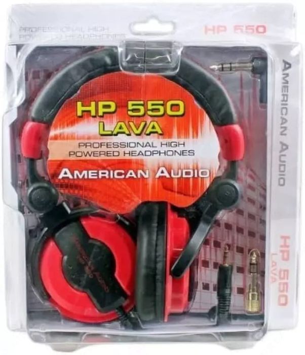 Наушники American Audio HP550 Lava Red