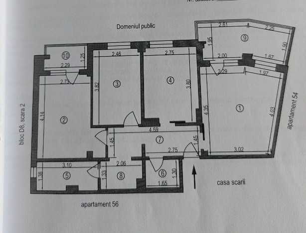 Vand /schimb - apartament 3 camere micro 21