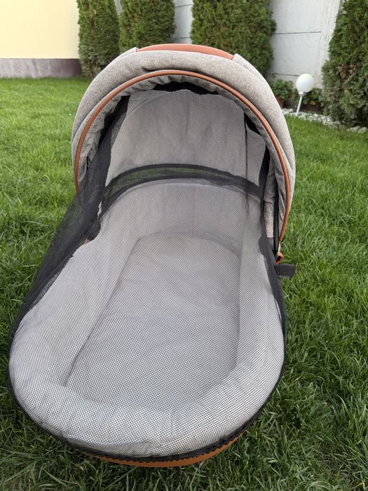 Carut Krausman 3 in 1 piele maro!