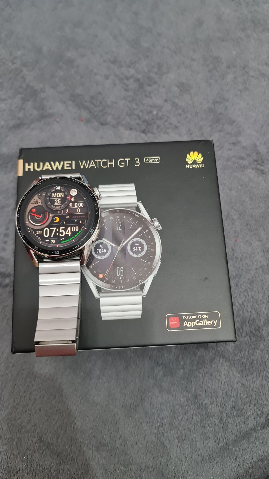 Ceas smart Huawei GT3 stainless steel