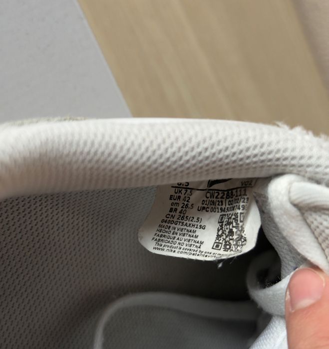 Nike Air Force 1 White 42