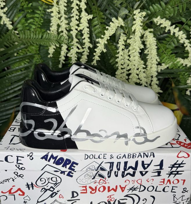 Dolce Gabbana Portofino Logo Black-White